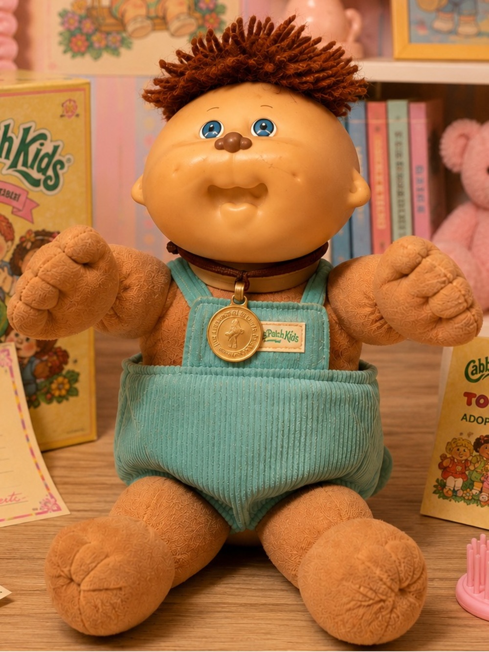 Vintage 1983 Cabbage Patch‎ Kids KOOSAS Piepers Plush Animal